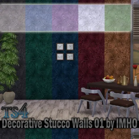Decorative Stucco Walls 01