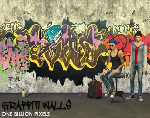 Seamless Graffiti & Grunge Walls