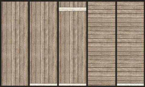 Panels in 5 styles and 12 colors each