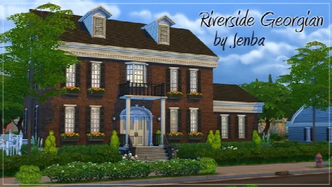 Riverside Georgian house