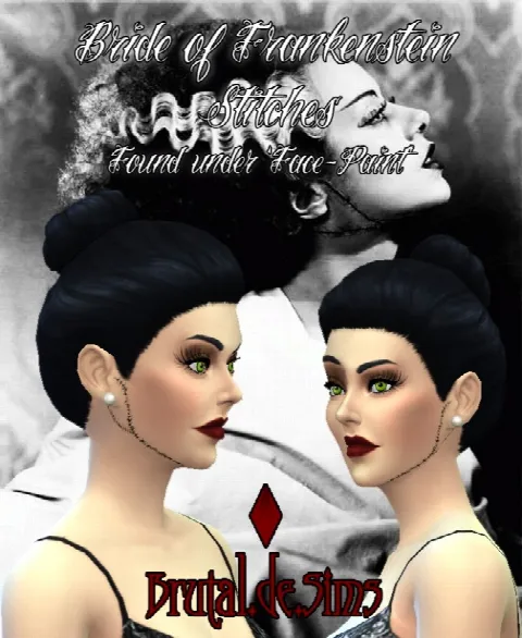 Bride of Frankenstein Stitches
