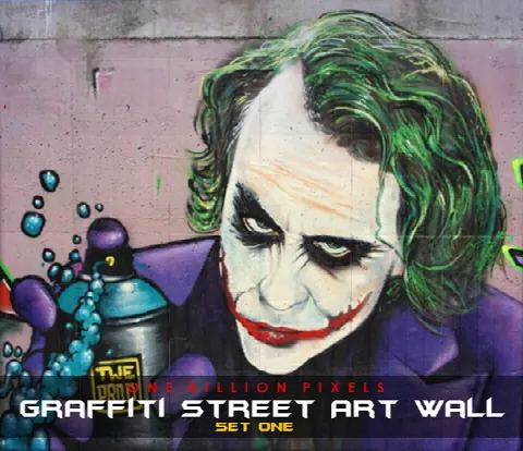 Graffiti Street Art Wall Set 1