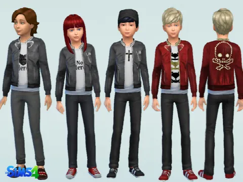 Kids Leather Jacket v2