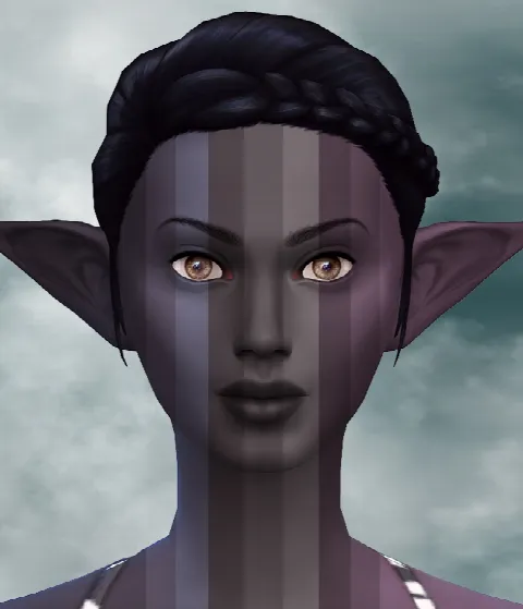 9 Dark Elf Skintones