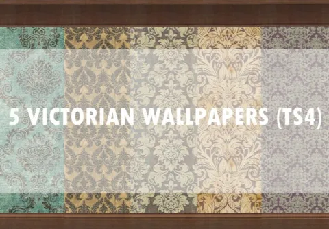 5 Victorian wallpapers
