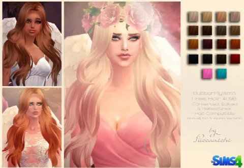 B-fly 098 alpha & non alpha hair conversion