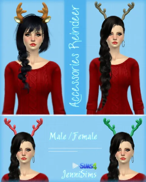 Reindeer Ears & Horns