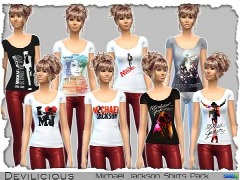 Michael Jackson Shirts Pack