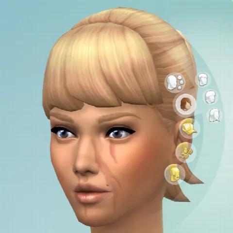 Facial Scars by KisaFayd, Sims 4 makeup CC – image 2