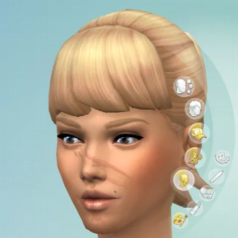 Facial Scars by KisaFayd, Sims 4 makeup CC – image 3