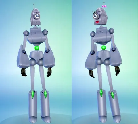 Servo robots from Sims