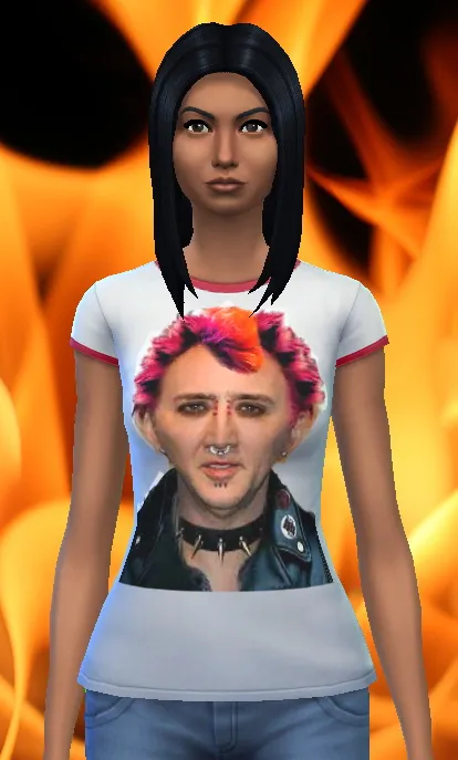 Nicolas Cage shirt