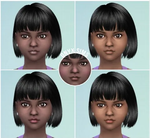 CU Natural Lips for Kids by Onyxsims, Sims 4 lips CC – image 2