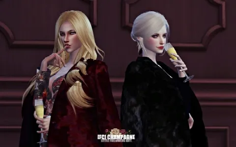 CHAMPAGNE poses