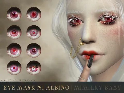 Albino Eye Mask N1