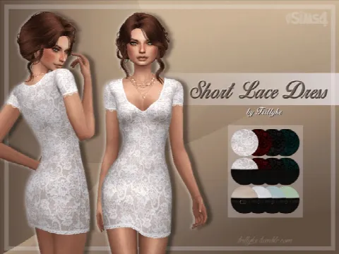 Short Lace Dress