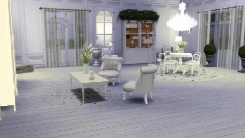 Shabby Chic Set by Meinkatzcreations, Sims 4 dining room CC – image 3