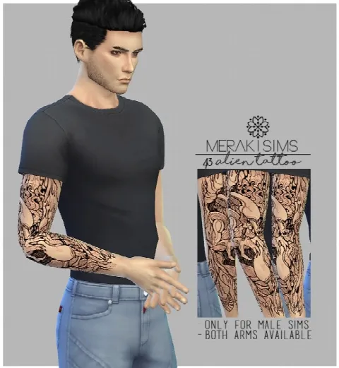 Alien tattoo