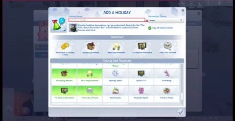 Make Hidden Holiday Traditions Selectable