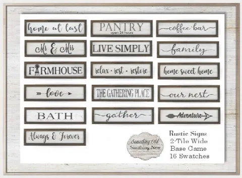 Rustic Wood Signs