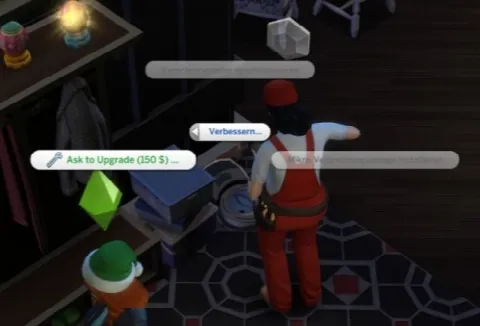 Ask NPCs to Upgrade Objects by Littlemssam, Sims 4 Gameplay Tweaks mod – image 2
