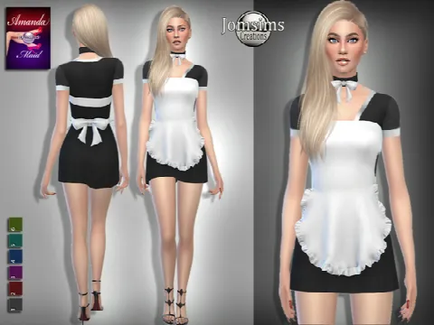 Amanda maid outfit
