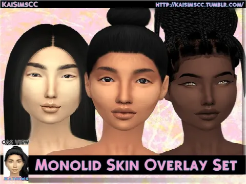 Female Monolid Skin Overlay Set 1