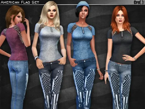 American Flag Set