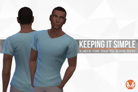 Keeping It Simple V-neck Tee