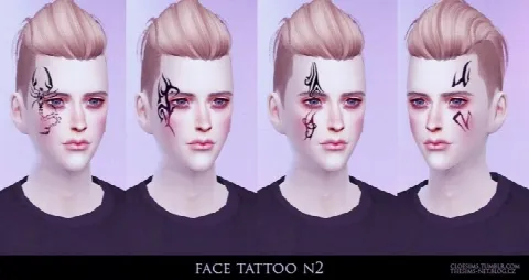 Face tattoo N2