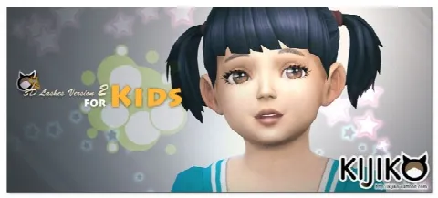 3D Lashes Version2 for Kids + Toddlers