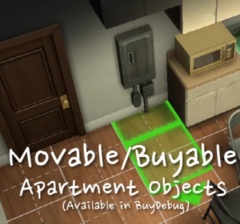 Moveable/Buyable City Living Apartment Objects