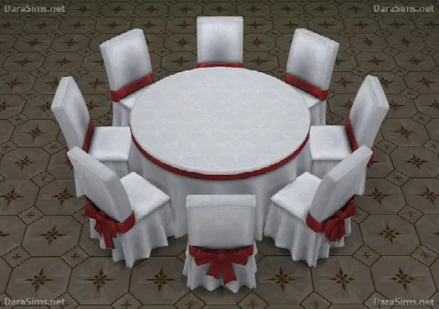 Big Round Festive Dining Tables (6-8 seats)