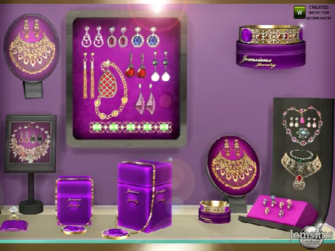 Display and jewelry set