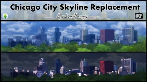 Chicago City Skyline Replacement