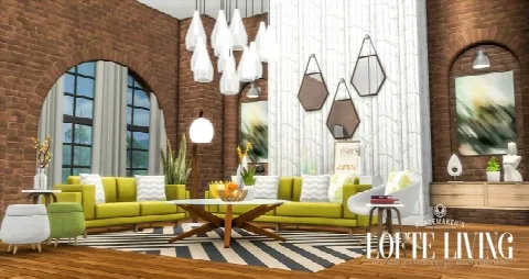 Lofte Living Brick Arch Decor Set
