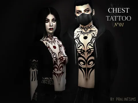 Chest Tattoo N01