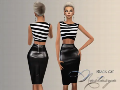 Set Black cat