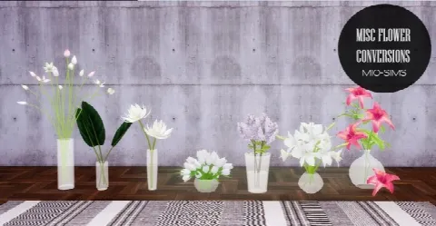 Misc flower conversions