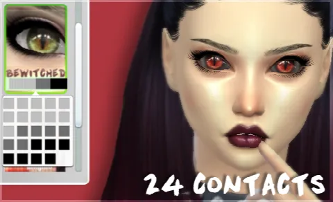 Bewitched 24 Halloween Non-Default Eyes