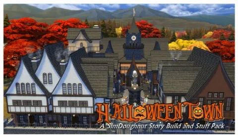 Halloween Town: A Story Build and Stuff Pack
