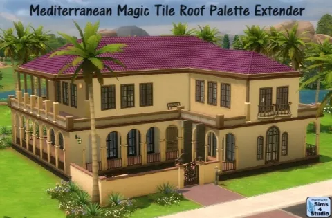 Mediterranean magic tile roof palette extender