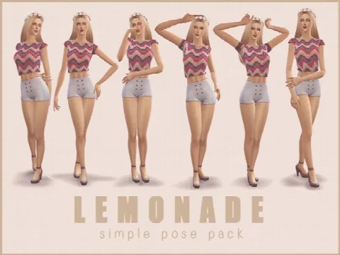 LEMONADE Simple Pose Pack