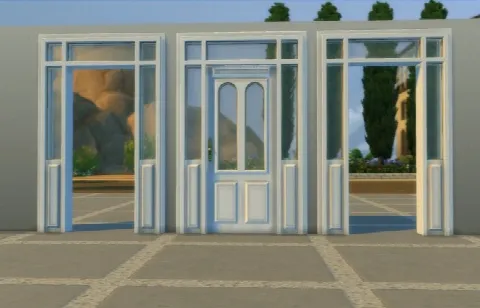 Lattice Door and Arch