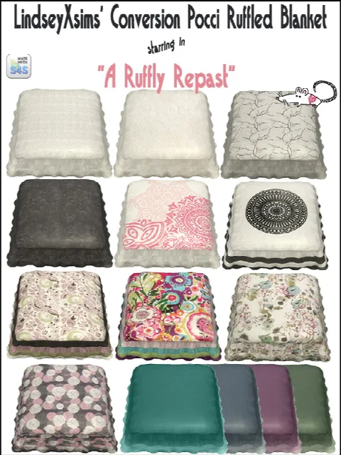 A Ruffly Repast starring LindseyXSims conversion of Pocci’s Ruffled Blanket