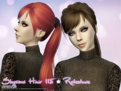 Skysims Hair 115 Retexture