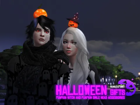 manueaPinny Pumpkin head accessories