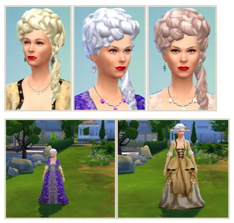 Kirsten Dunst as Marie-Antoinette + Hairstyle