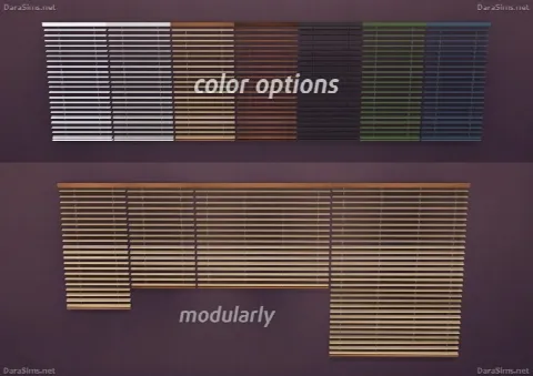 Window blinds by Darasims, Sims 4 decor CC – image 2