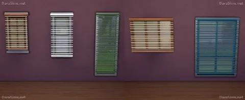 Window blinds by Darasims, Sims 4 decor CC – image 4